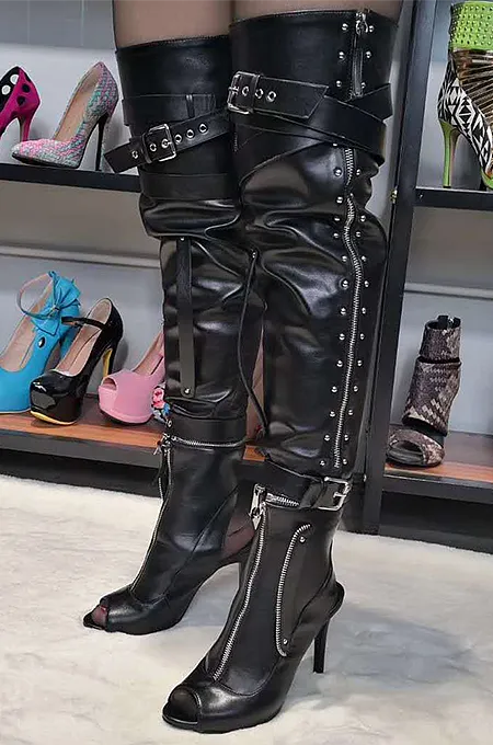 ‘Annabelle’ Thigh High Boot