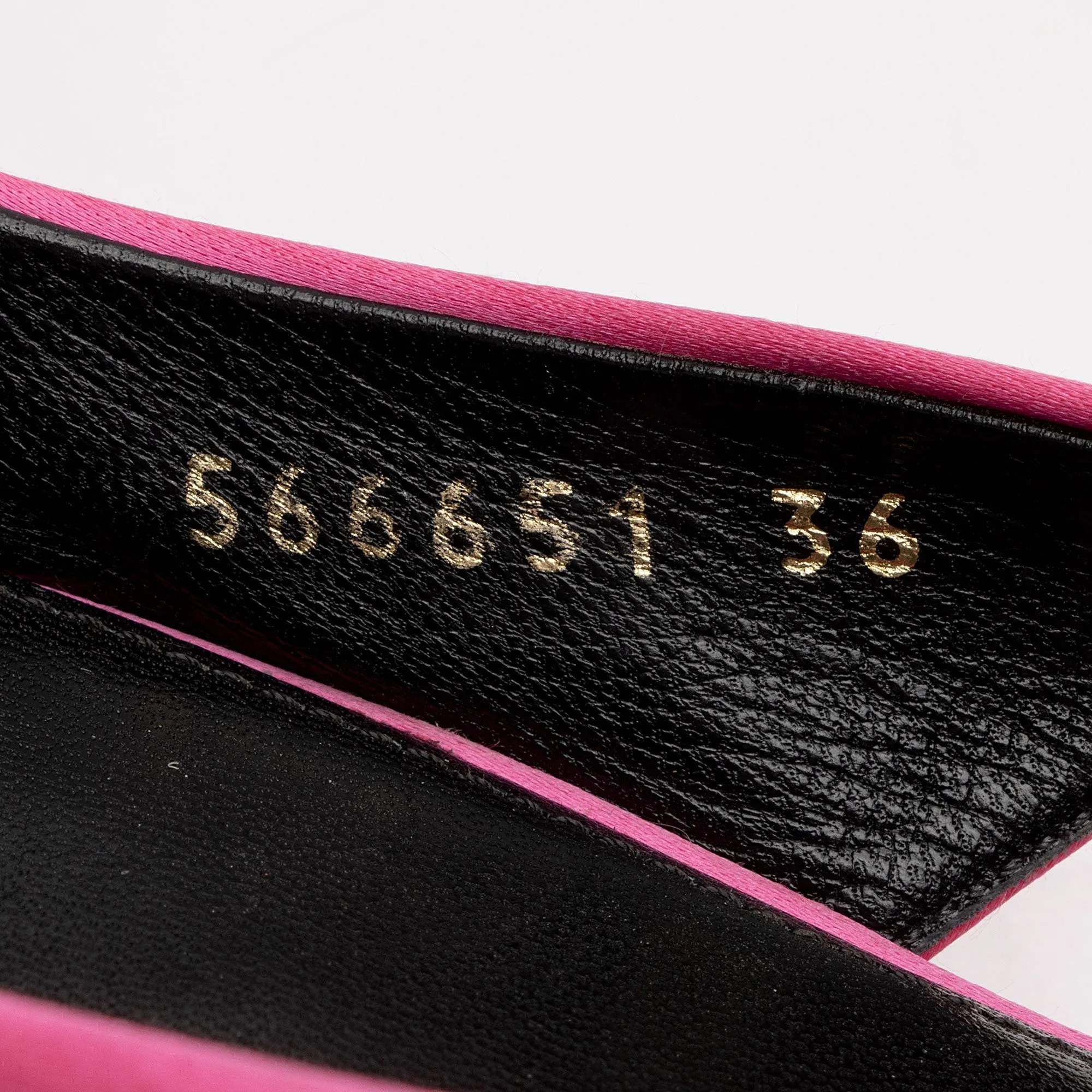 Balenciaga Satin BB Knife Slingback Flats - Size 6 / 36