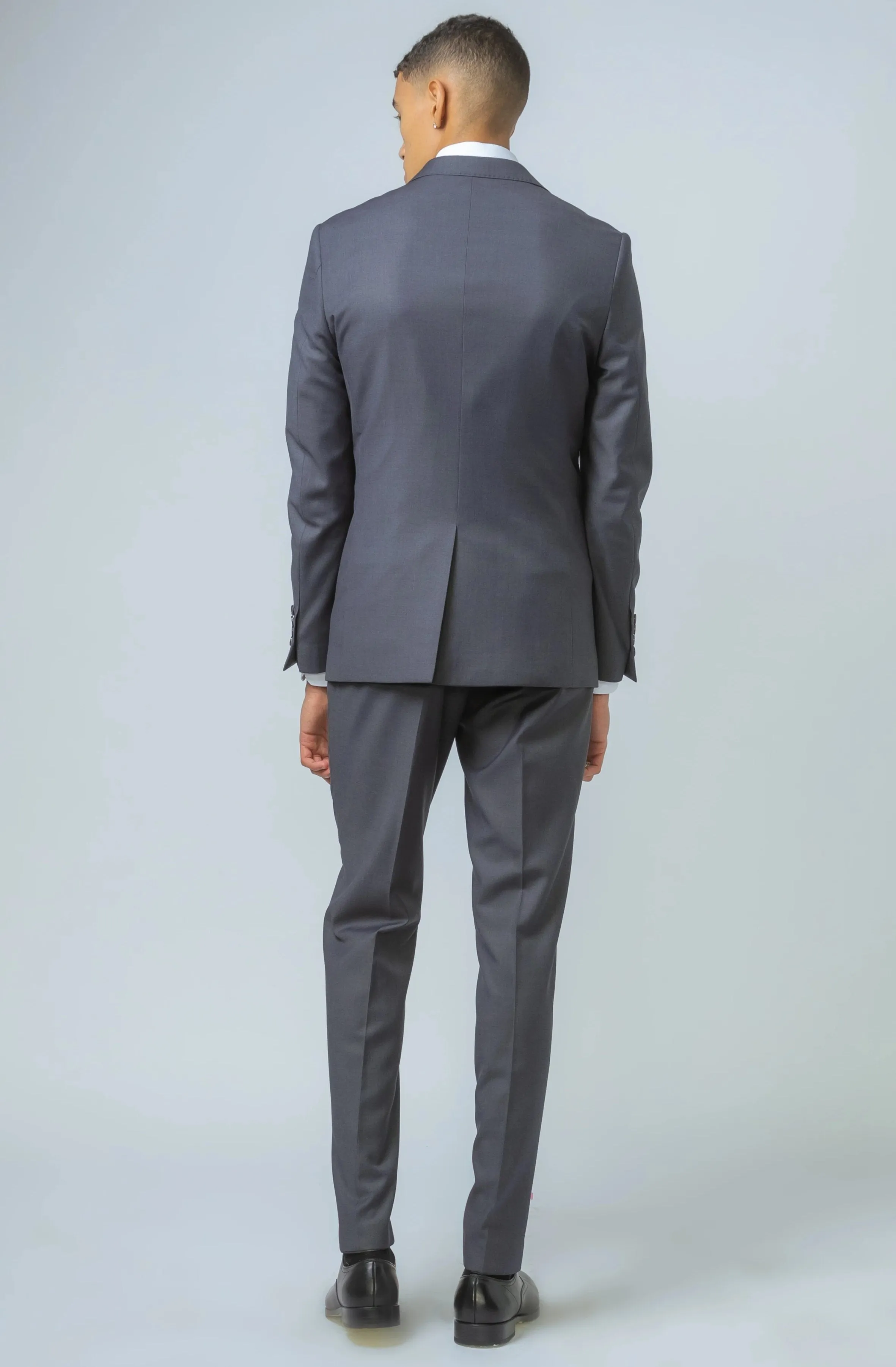 Dylan Dolphin Grey Double Breasted Waistcoat Suit :- Office Wear