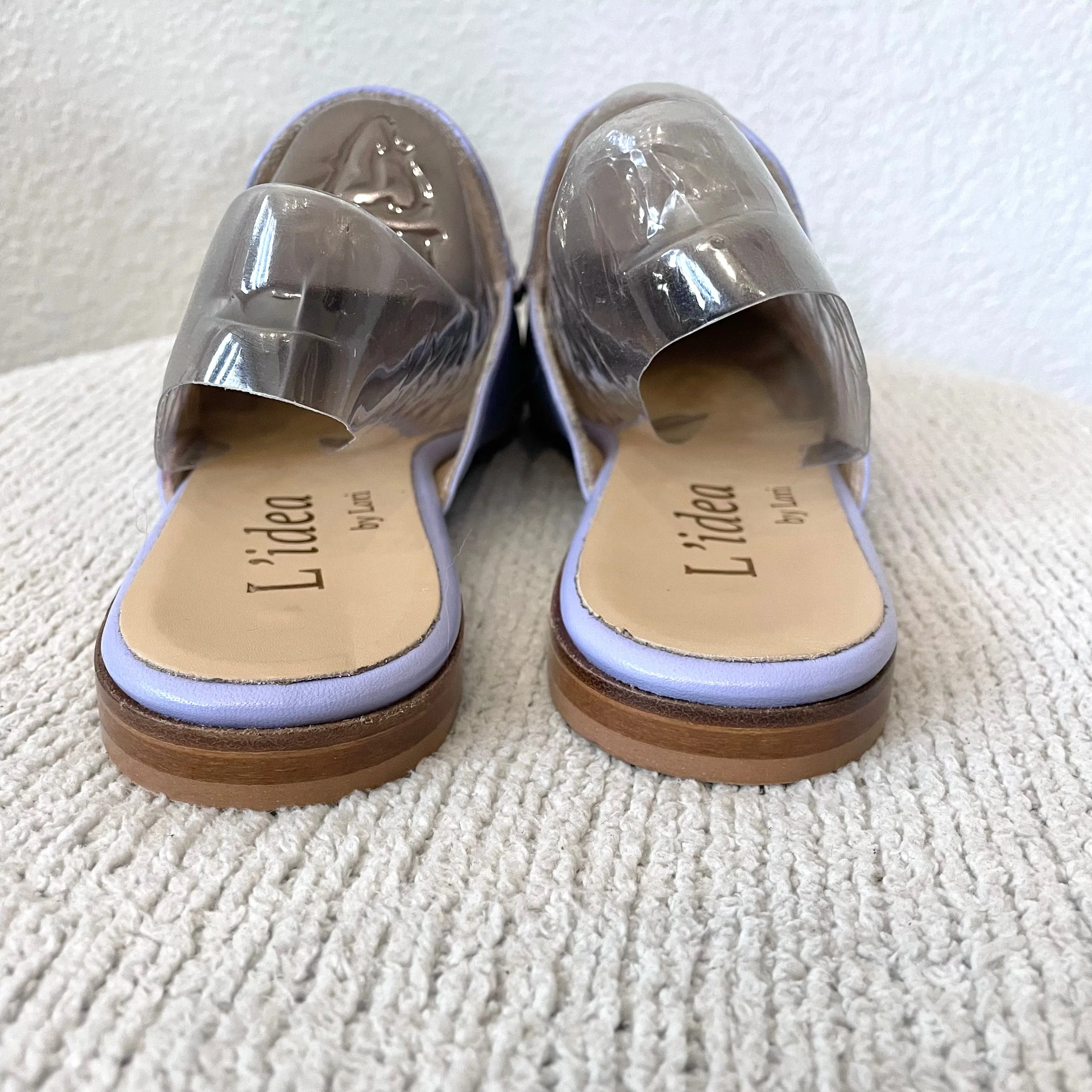 Leather Buckle Mules