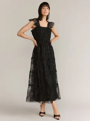 Lena Smocked Sequin Lace Dress - Brands We Love