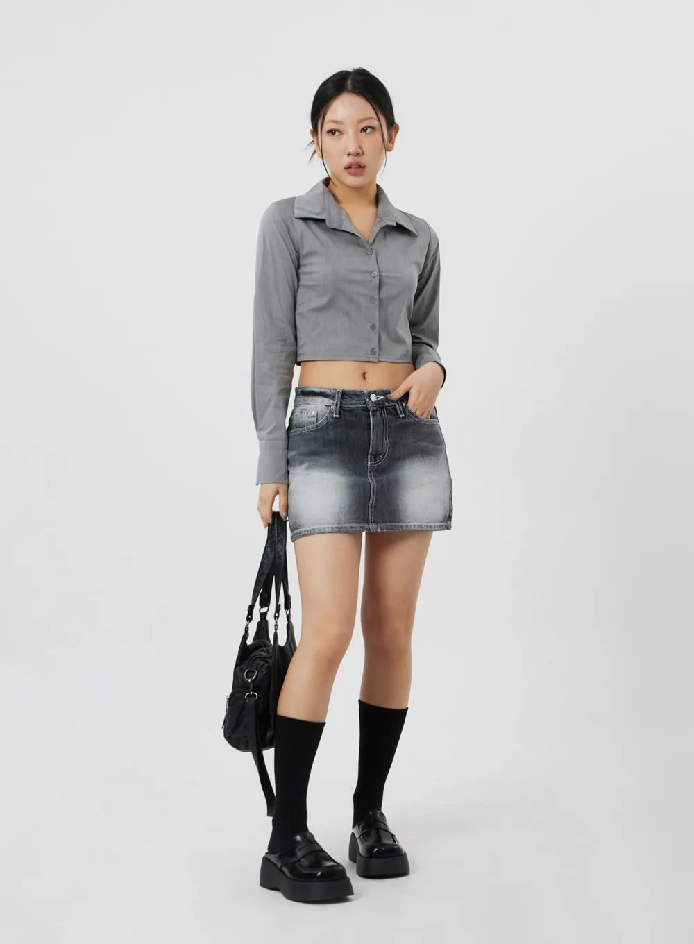 Platform Loafer Mules CF327