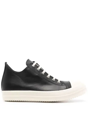 RICK OWENS - Low Sneaks Black Milk