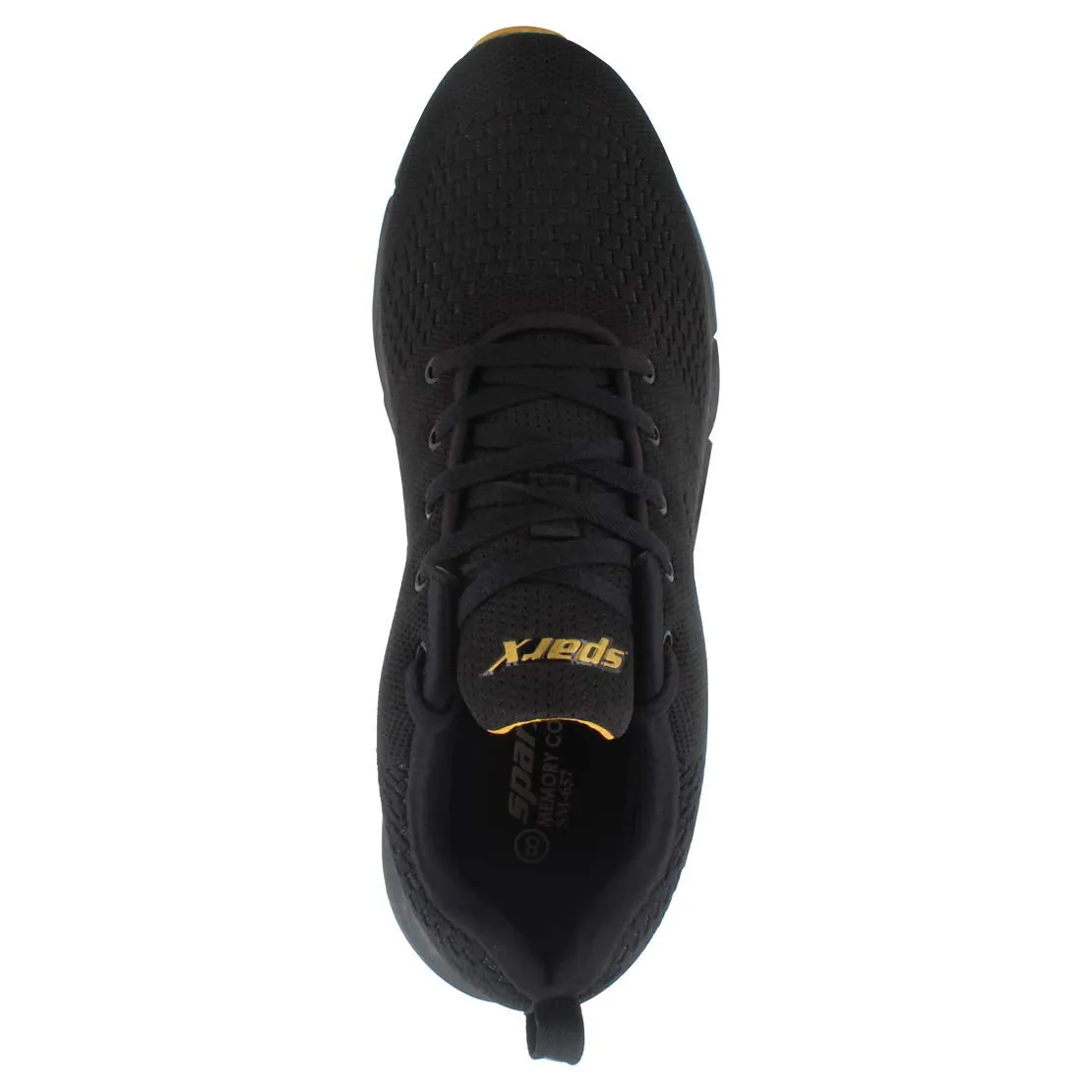 Sparx Mens  Blackgolden Running Shoe