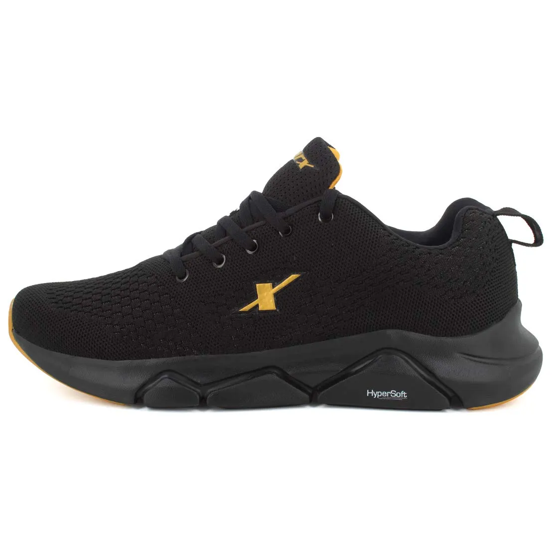 Sparx Mens  Blackgolden Running Shoe