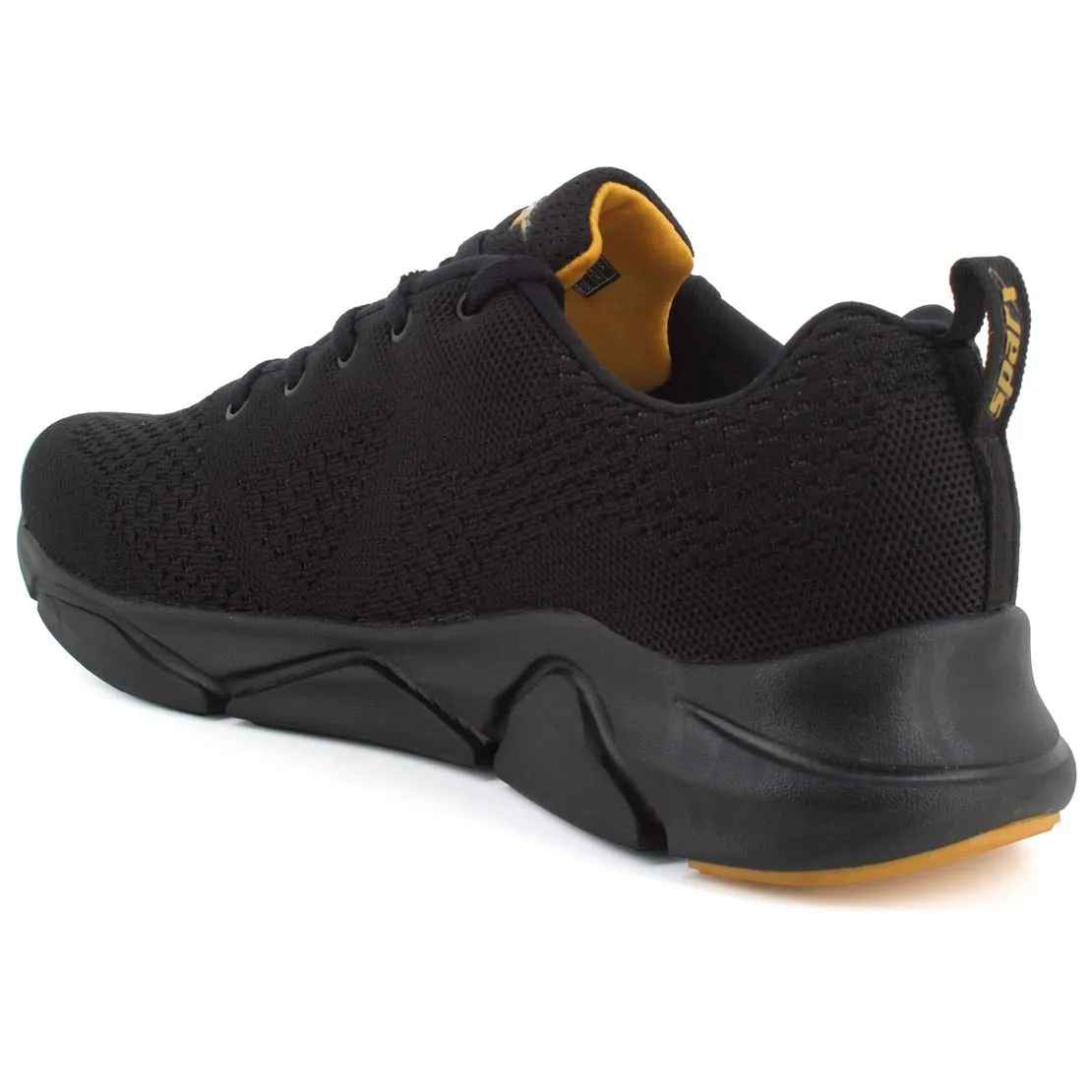Sparx Mens  Blackgolden Running Shoe