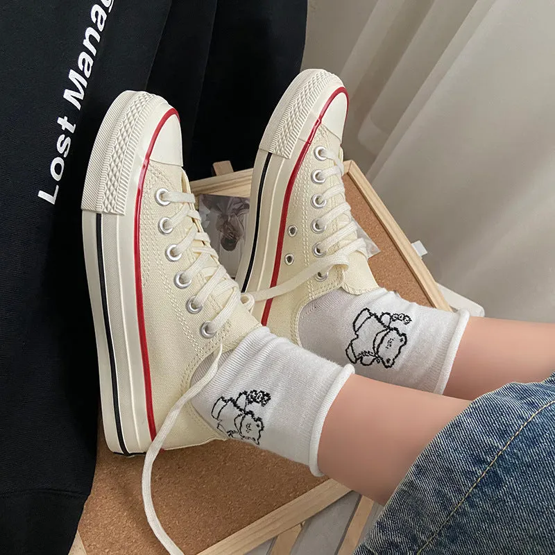 Women's Street Shot Classic Versatile Retro Replica Canvas Shoes